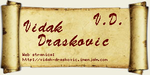 Vidak Drašković vizit kartica